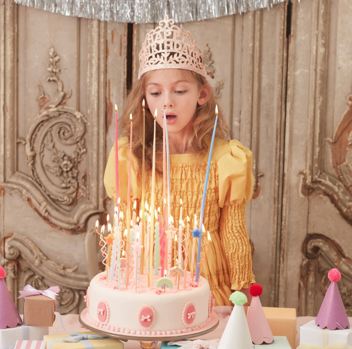 Mixed Tall Tapered Candles (x 12)