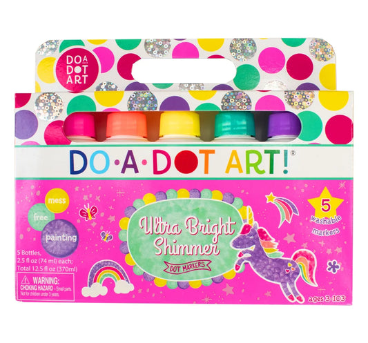 Set de Cinco Marcadores Shimmer - DO A DOT ART