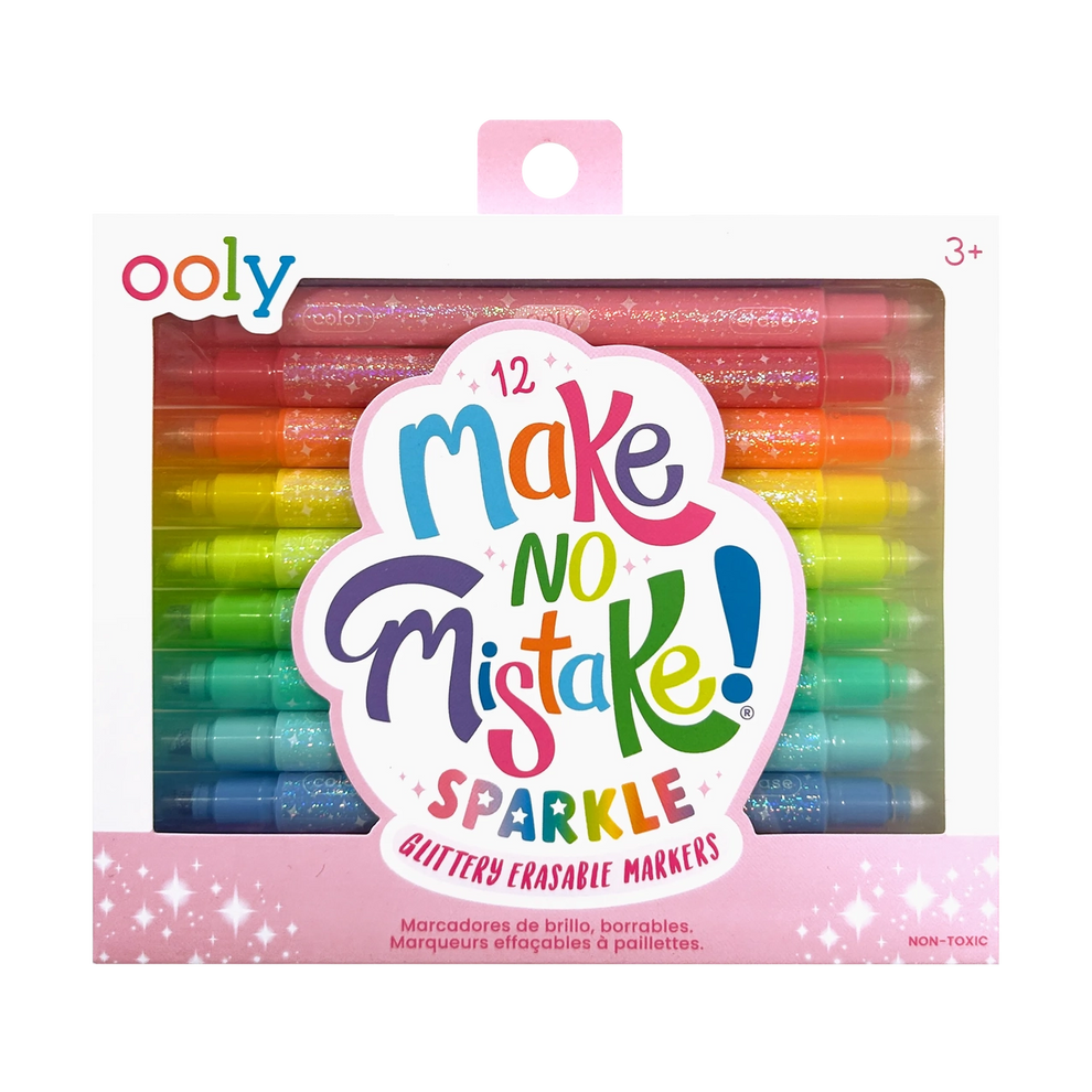 Make No Mistake! Glittery Erasable Markers (Set of 12)