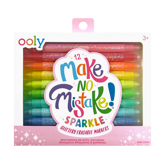 Make No Mistake! Glittery Erasable Markers (Set of 12)