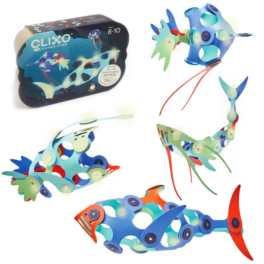 Clixo Paquete Ocean Creatures 24 piezas