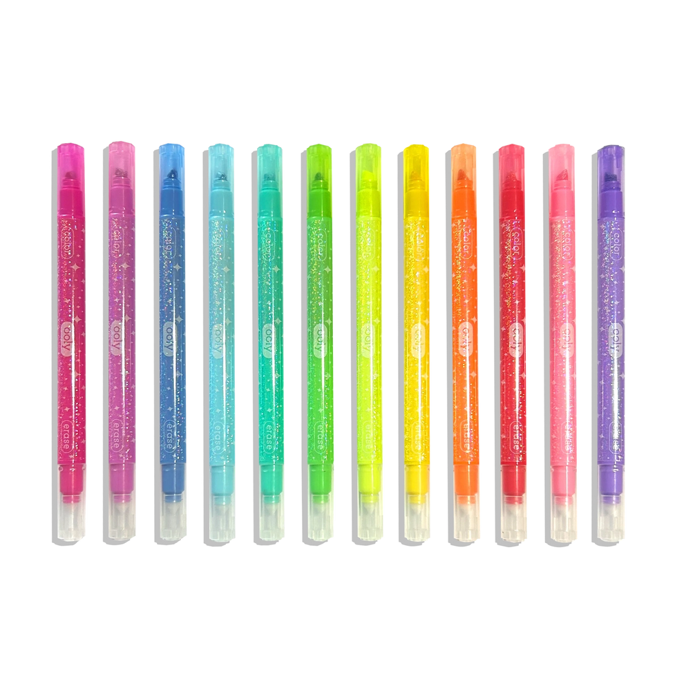 Make No Mistake! Glittery Erasable Markers (Set of 12)