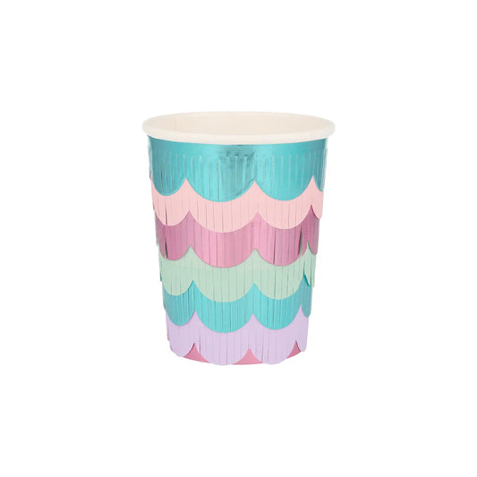 Vasos Mermaid Scalloped Fringe