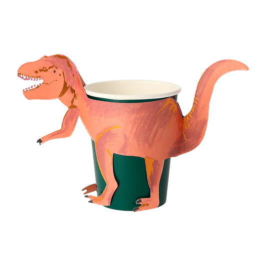 Vasos T-Rex Party