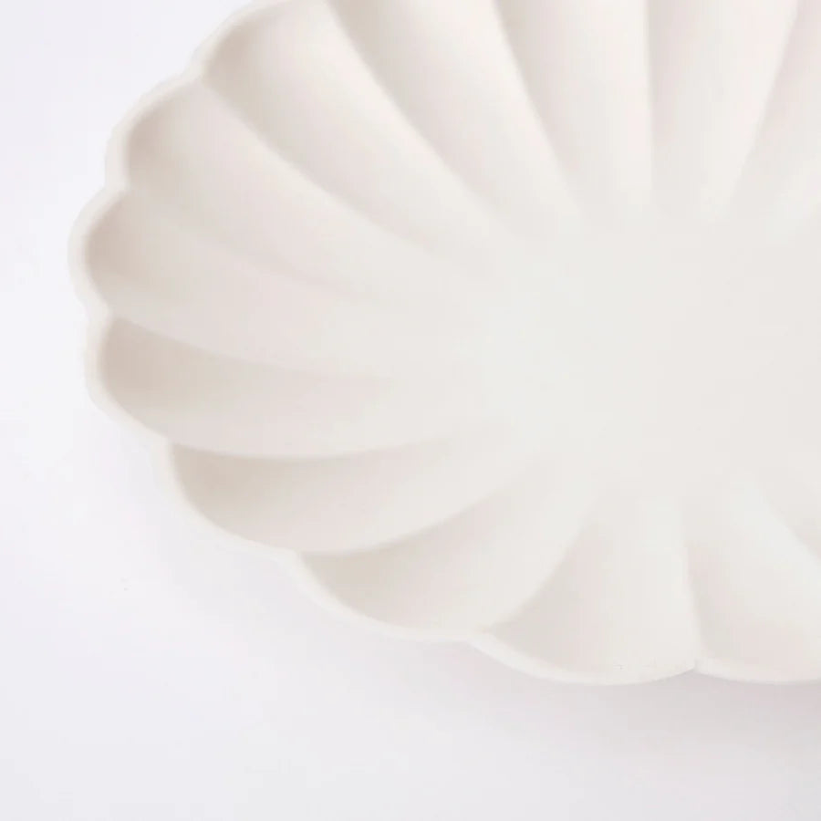 Large Cream Compostable Plates (x8)